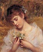 Sophie Gengembre Anderson Love In a Mist Sweden oil painting artist
